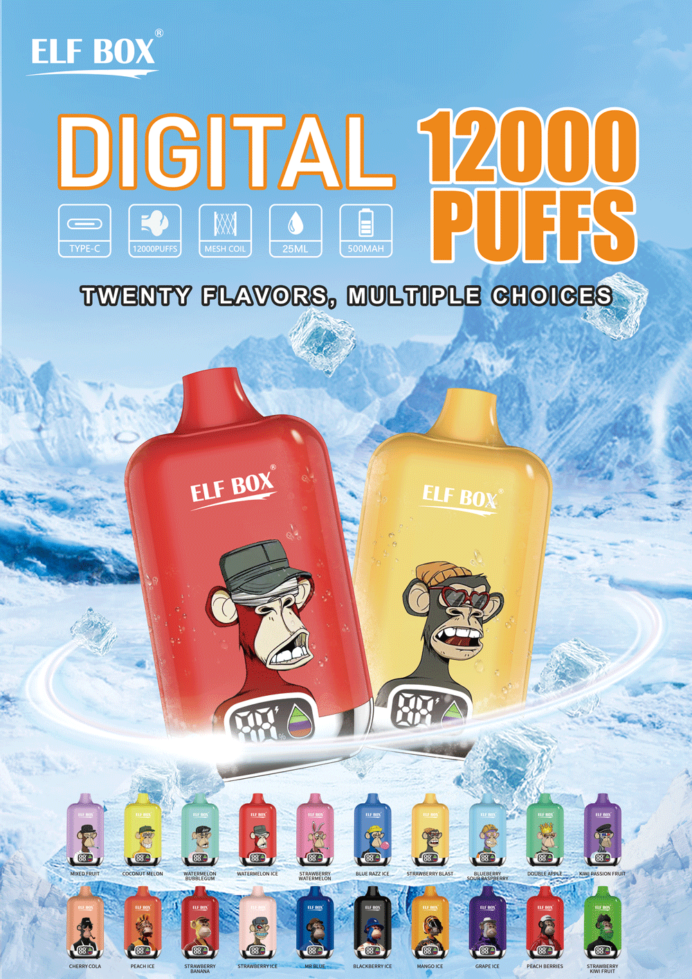 Elf Box Digital 12000Puffs Banner