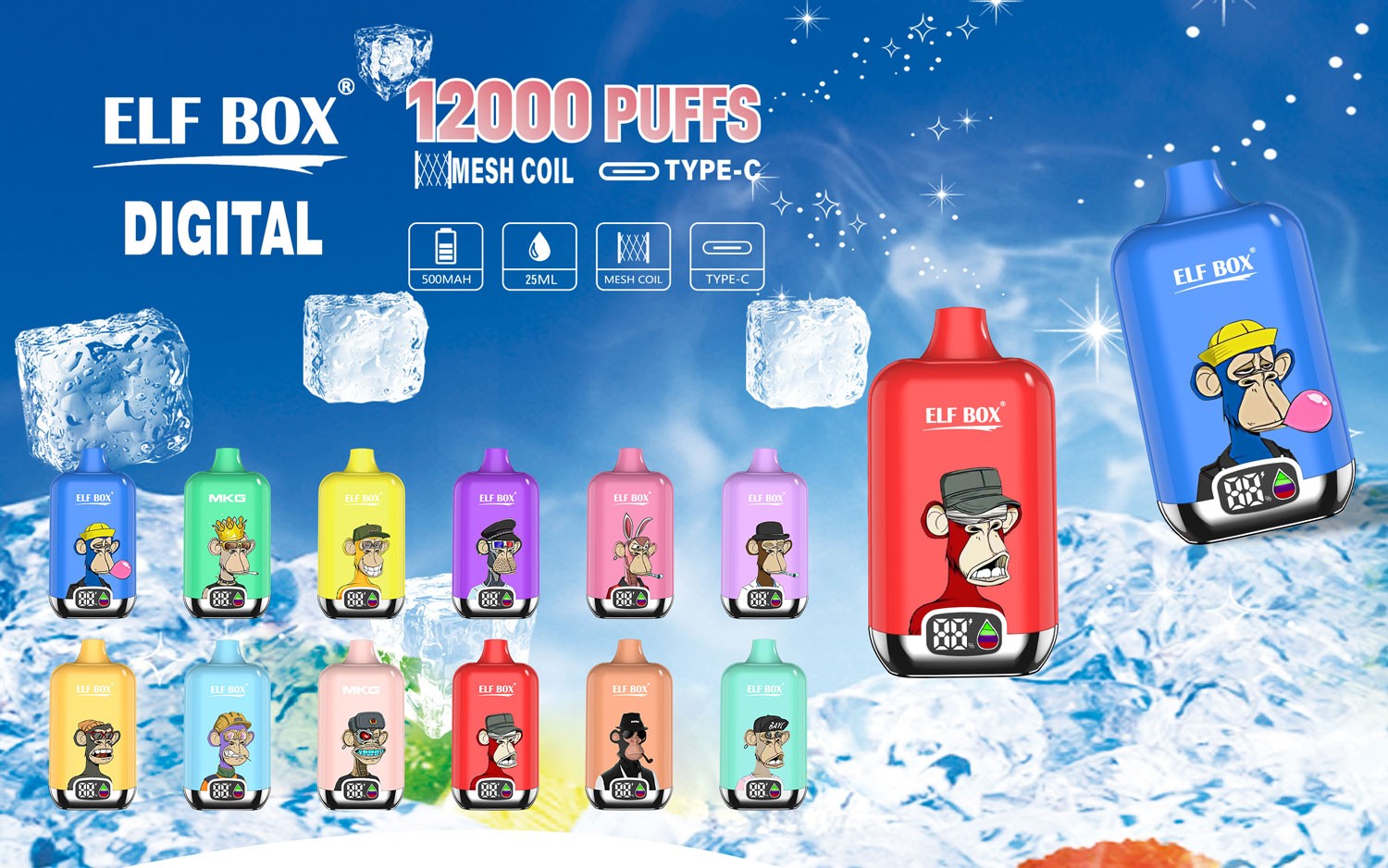Elf Box Digital 12000Puffs Flavour