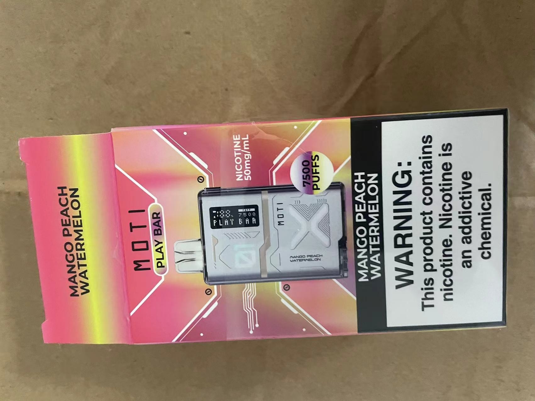 MOTI PLAY BAR 7500 Puffs Einweg-Vape-Pen – Fotobewertung