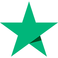 A Green Five-Pointed Star With A White Background.