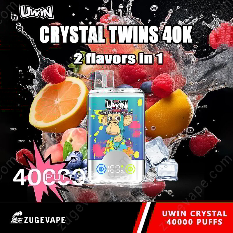 Uwin Twins Crystal 40000 Puffs Collection
