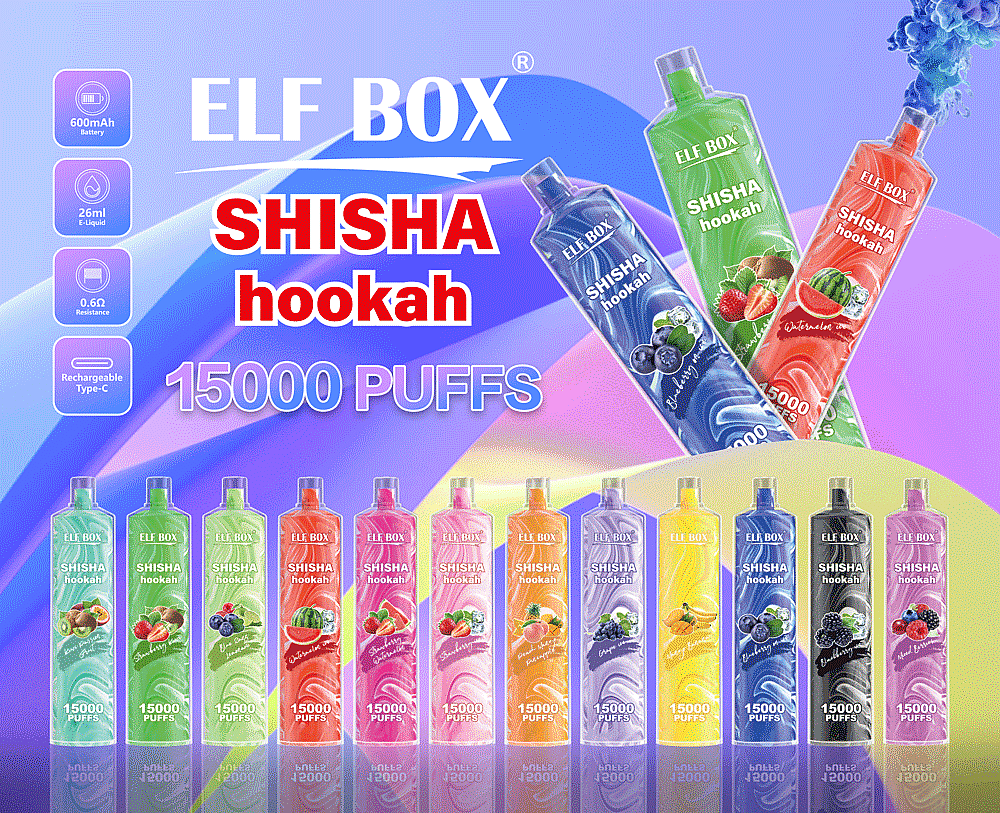 Elf Box Shisha Narghilè Ls15000 Puffs Banner2
