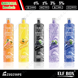 ELF Box Shisha Hookah Ls15000 Puffs