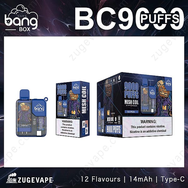 Bang Box 9000 Puffs Disponibel Vape