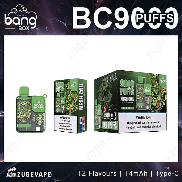 Bang Box 9000 Puffs Disponibel Vape
