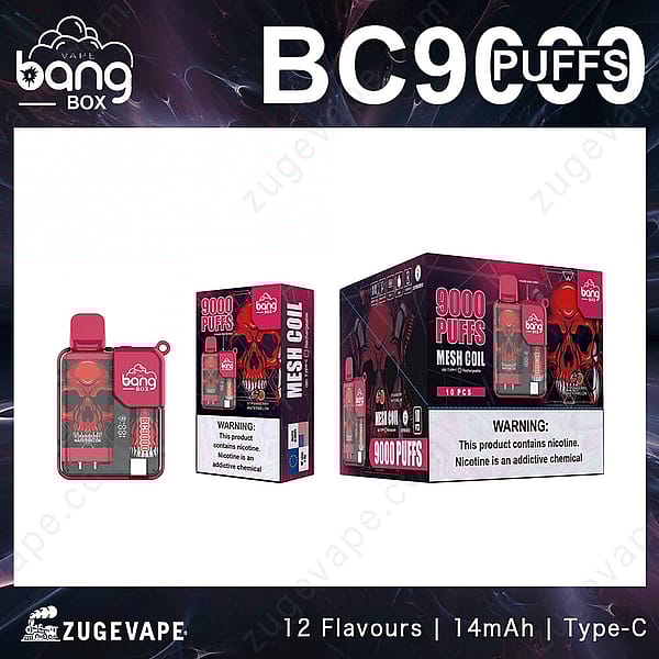 Bang Box 9000 Puffs Disponibel Vape