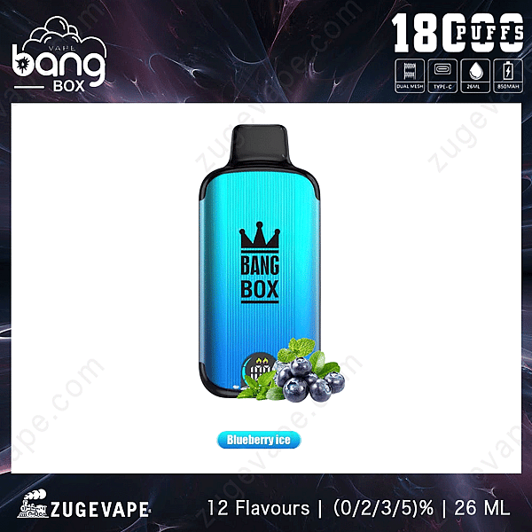 Bang 18000 Puffs Myrtille-Glace