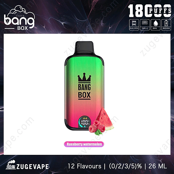 Bang 18000 Puffs Framboise-Pastèque
