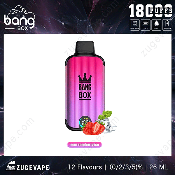 Bang 18000 Puffs Framboise-Glace