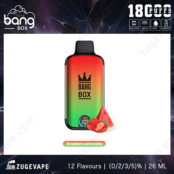 Bang 18000 Puffs Fraise-Pastèque