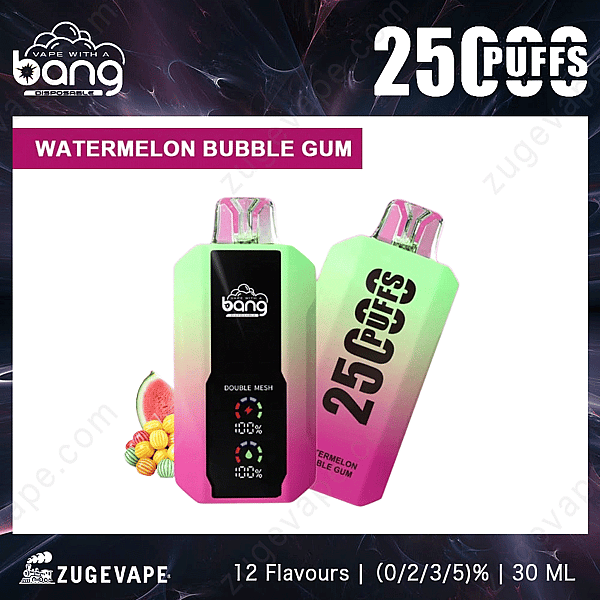 Bang 25000 Bignè Anguria-Bubble-Gum