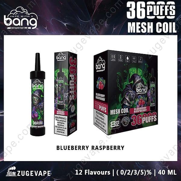 Bang 36000 Bignè Mirtillo Lampone