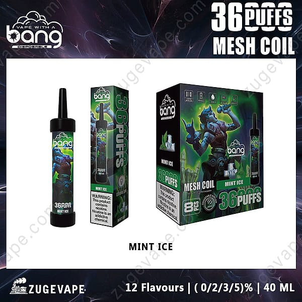 Bang 36000 Bignè Menta Ghiaccio