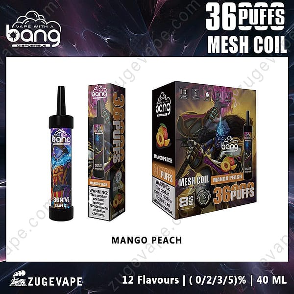 Bang 36000 Bignè Pesca Mango