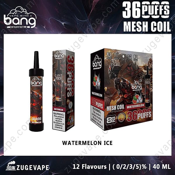 Bang 36000 Bignè Ghiaccio Di Anguria
