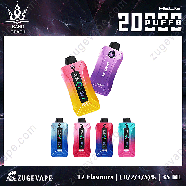 Popular Bang Beach 20000 inhalaciones de cigarrillo electrónico 20K al por mayor