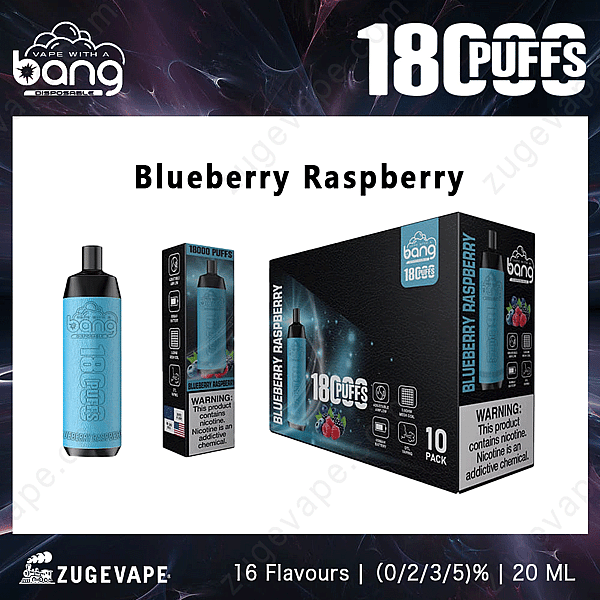 Bang Crown Bar 18000 Puffs Bosbes-Framboos