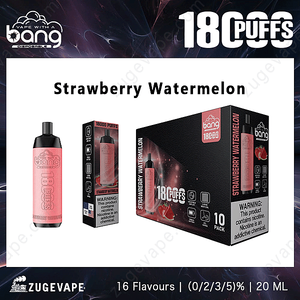 Bang Crown Bar 18000 Puffs Aardbei-Watermeloen