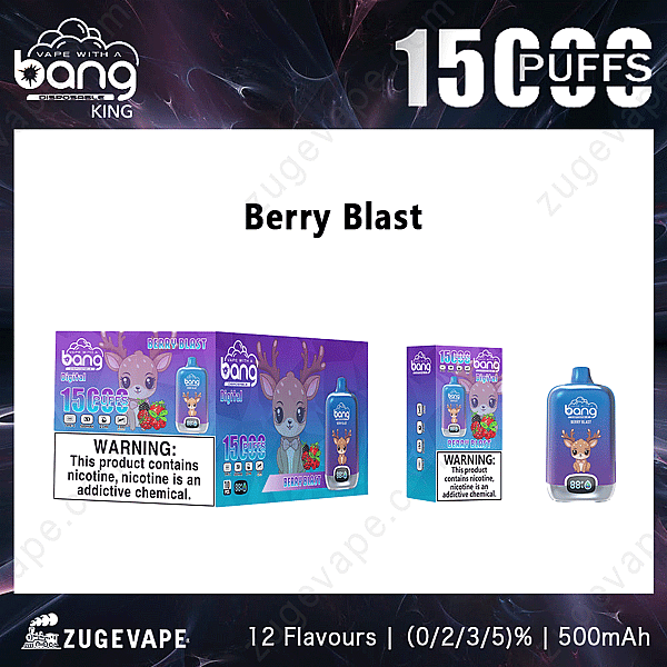 Bang Digital Box 15000 Züge Berry-Blast