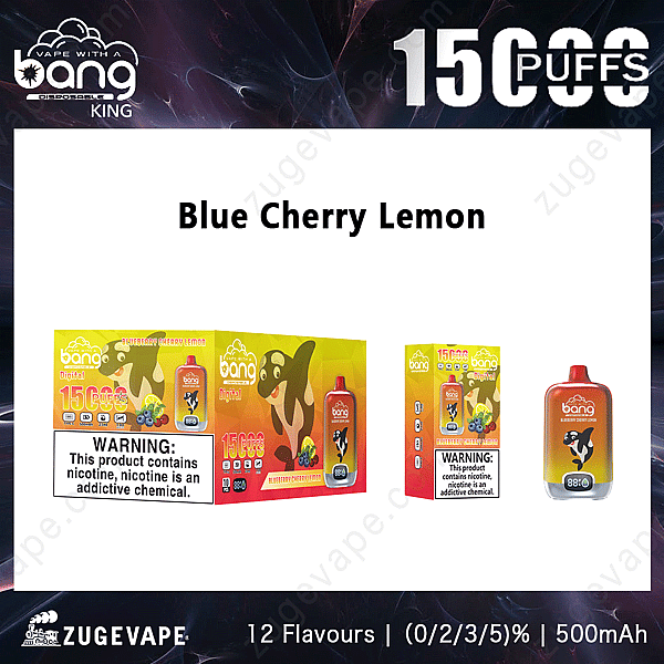 Bang Digital Box 15000 Züge Blau-Kirsche-Zitrone