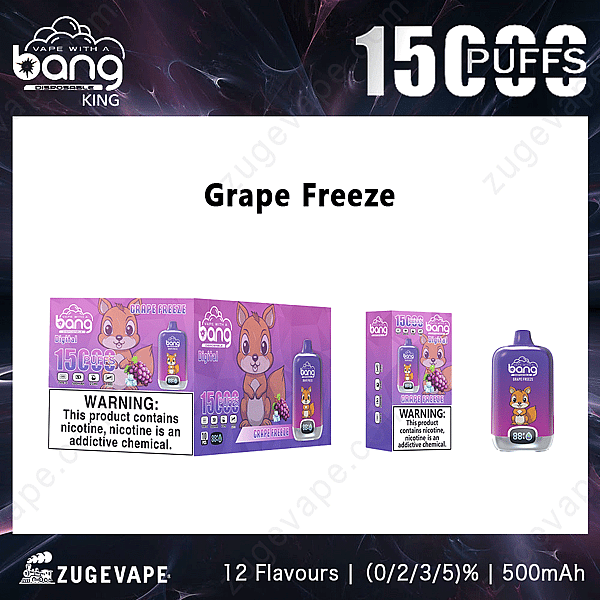 Bang Digital Box 15000 Züge Traubenfrost