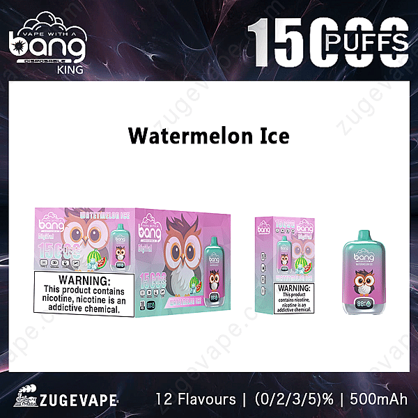 Bang Digital Box 15000 Züge Wassermelonen-Eis