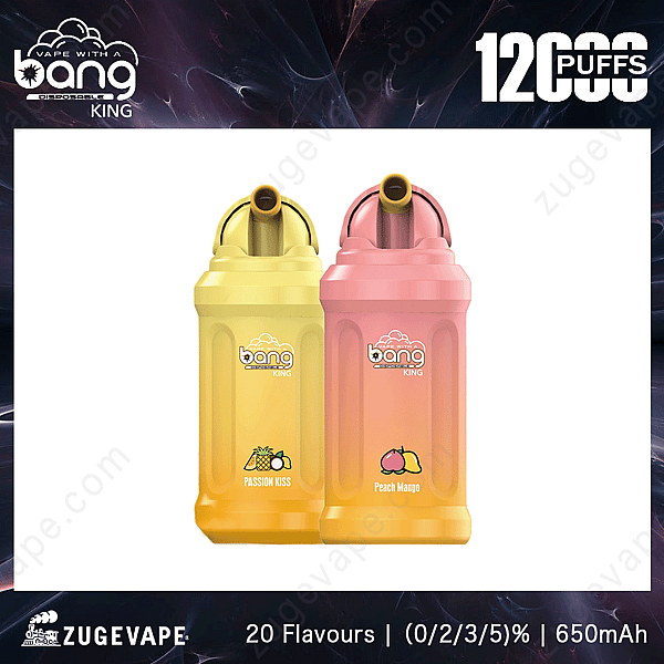 Bang King 12000 - Passion-Kuss-Pfirsich-Mango