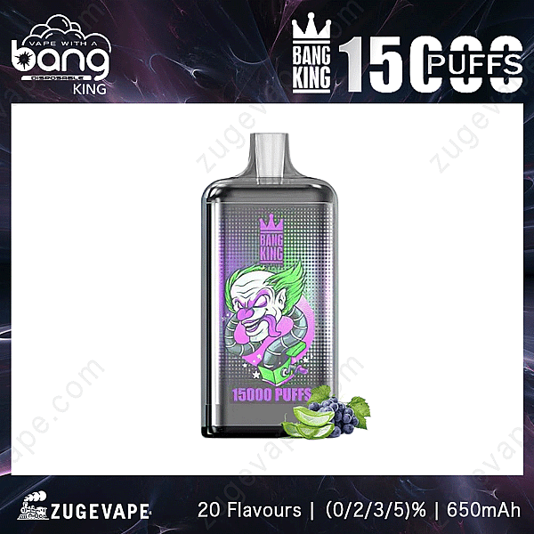 Bang King 15000 Puffs Aloe-Grape