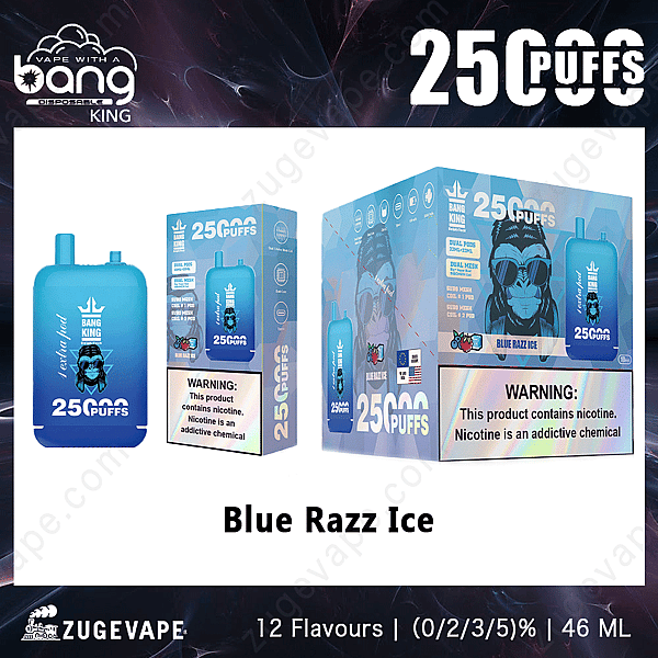 Bang King 25000 Puffs Bleu-Razz-Ice