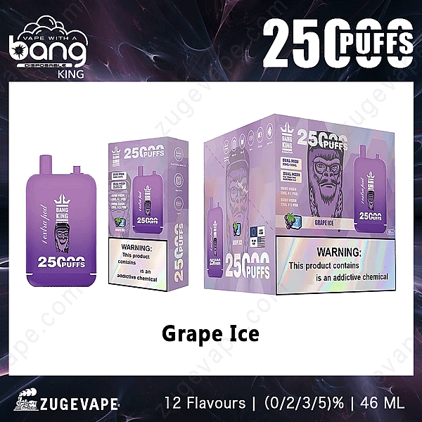 Bang King 25000 Puffs Raisin-Glace