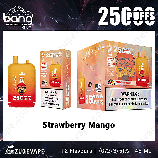 Bang King 25000 Puffs Fraise-Mangue