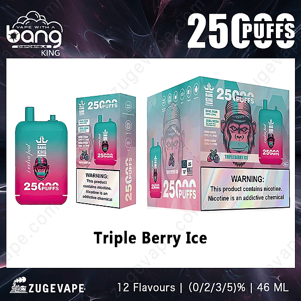 Bang King 25000 Puffs Triple-Berry-Ice