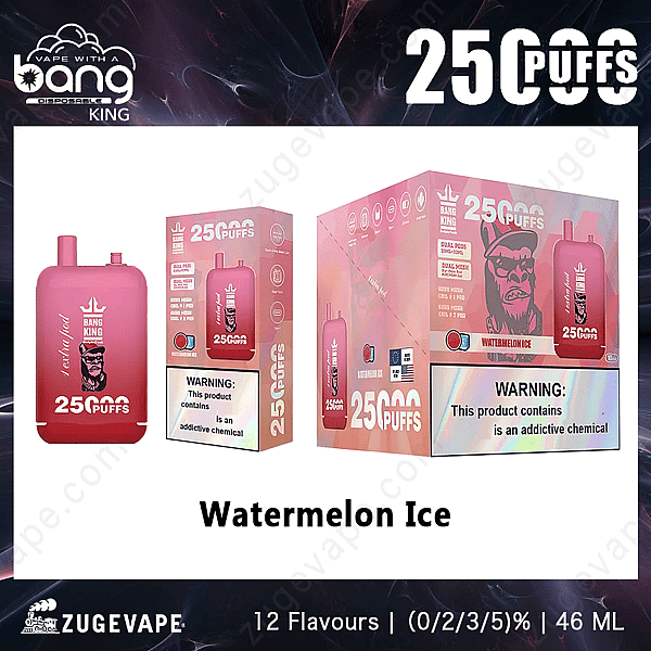 Bang King 25000 Puffs Pastèque-Glace