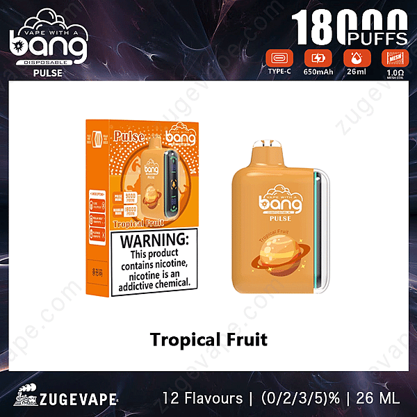 Bang Pulse 18000 Puffs Fruits Tropicaux