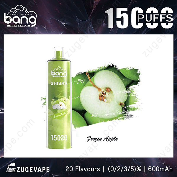 Bang Shisha 15000 Züge Frozen-Apfel