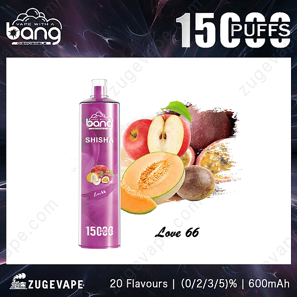 Bang Shisha 15000 Züge Love-66