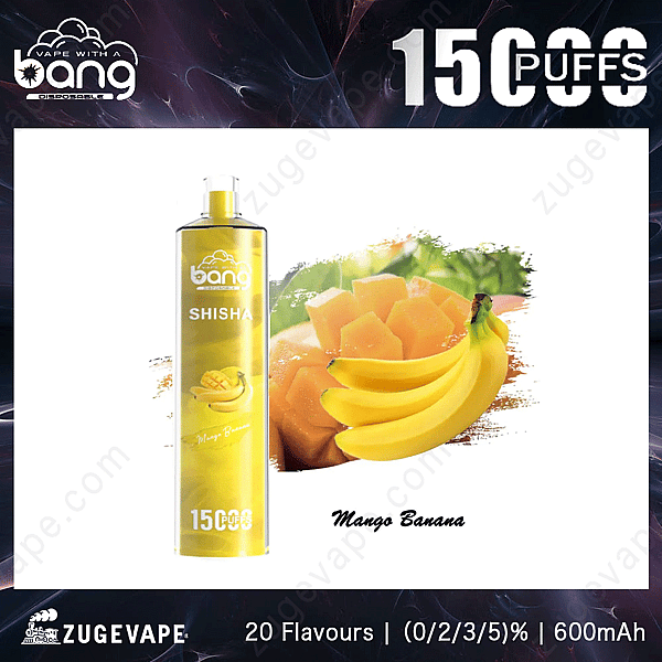 Bang Shisha 15000 Züge Mango-Banane