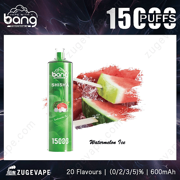 Bang Shisha 15000 Züge Wassermelonen-Eis