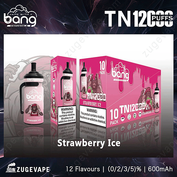 Bang Tn 12000 Bignè Gelato Alla Fragola