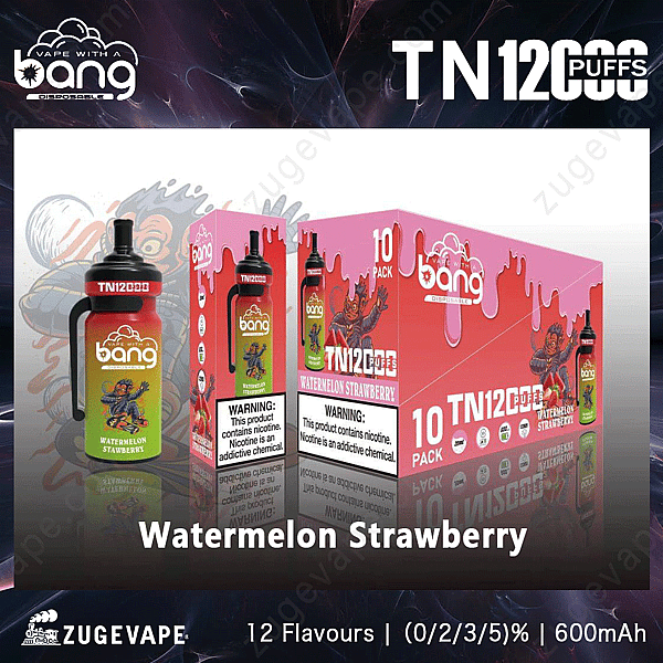 Bang Tn 12000 Bignè Anguria Fragola