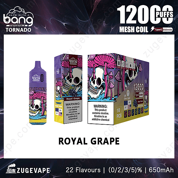 Bang Tornado 12000 Puff Royal-Uva