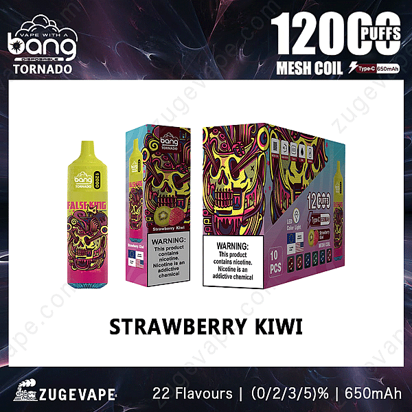 Bang Tornado 12000 Bignè Fragola-Kiwi