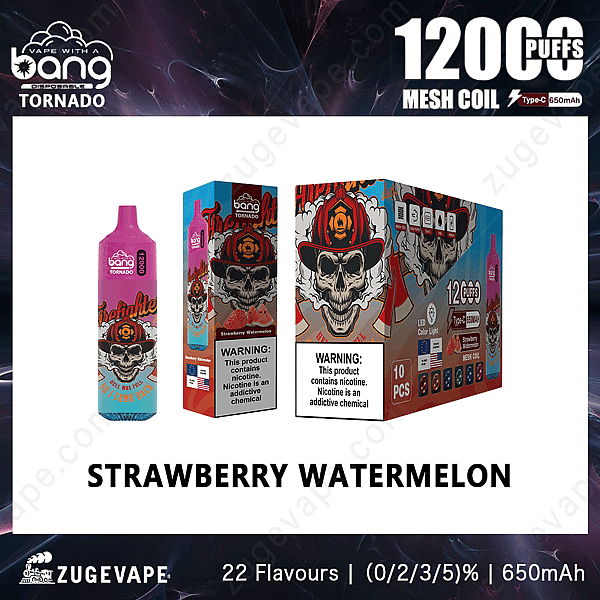 Bang Tornado 12000 Bignè Fragola-Anguria