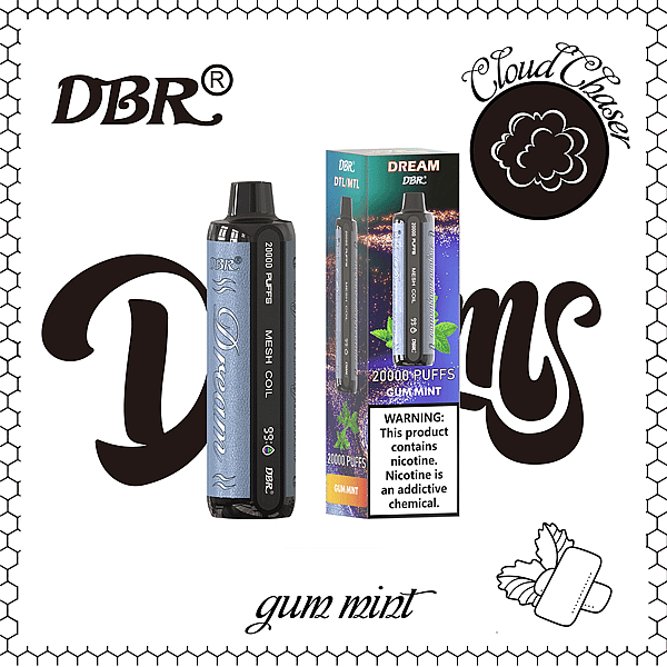 Chicle de menta Dbr Dream Bar 20000Puffs