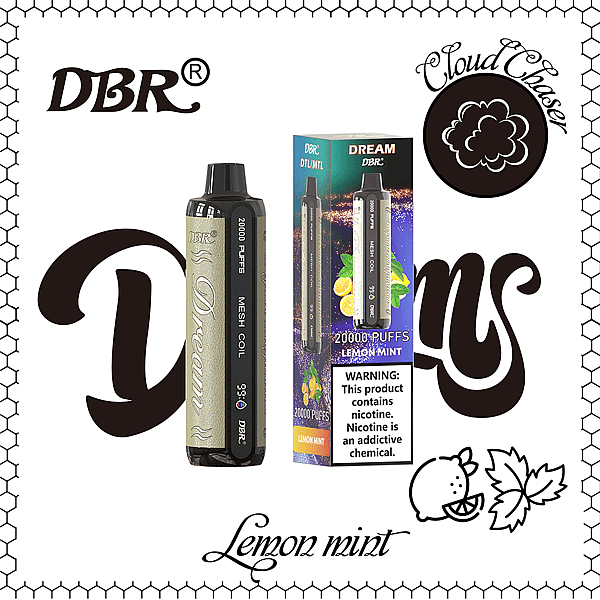 Barra de chocolate Dbr Dream Bar 20000 bocanadas de menta y limón
