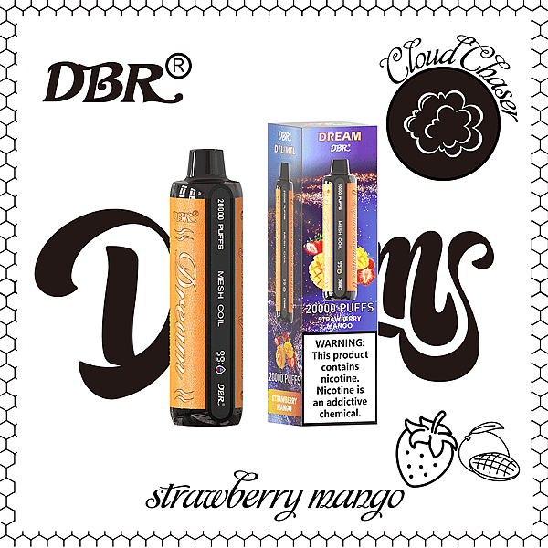 Barra de chocolate Dbr Dream Bar 20000Puffs Fresa-Mango