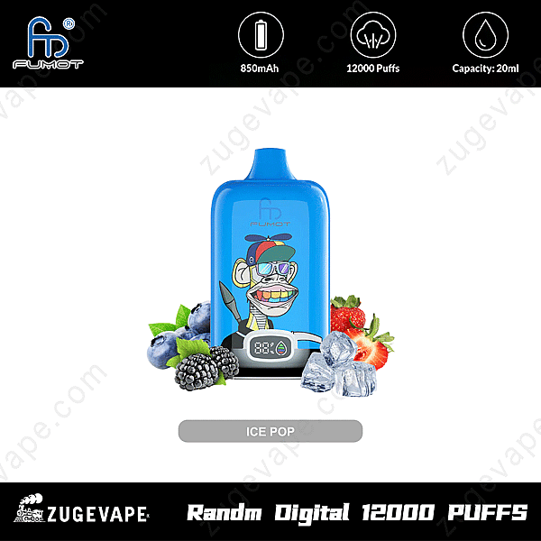 Randm Digital Box 12000 Puffs Ice-Pop