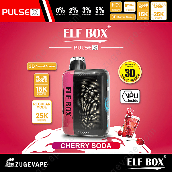 Elf Box Pulse X 25000 Züge Kirsch-Soda