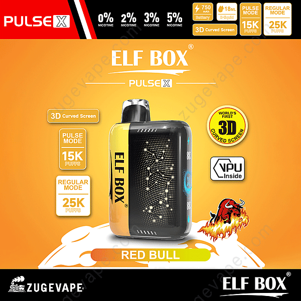 Elf Box Pulse X 25000 Züge Red-Bull