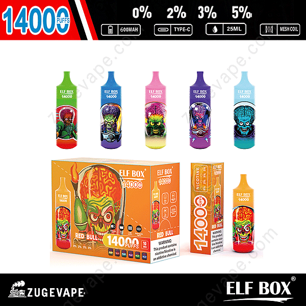 Elf Box 14000 Puffs Box